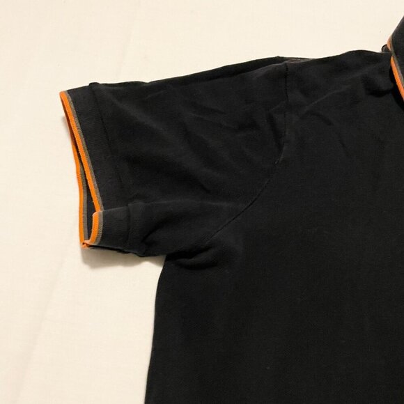 Armani Exchange Black Polo Shirt Short Sleeve Size L - Picture 6 of 16